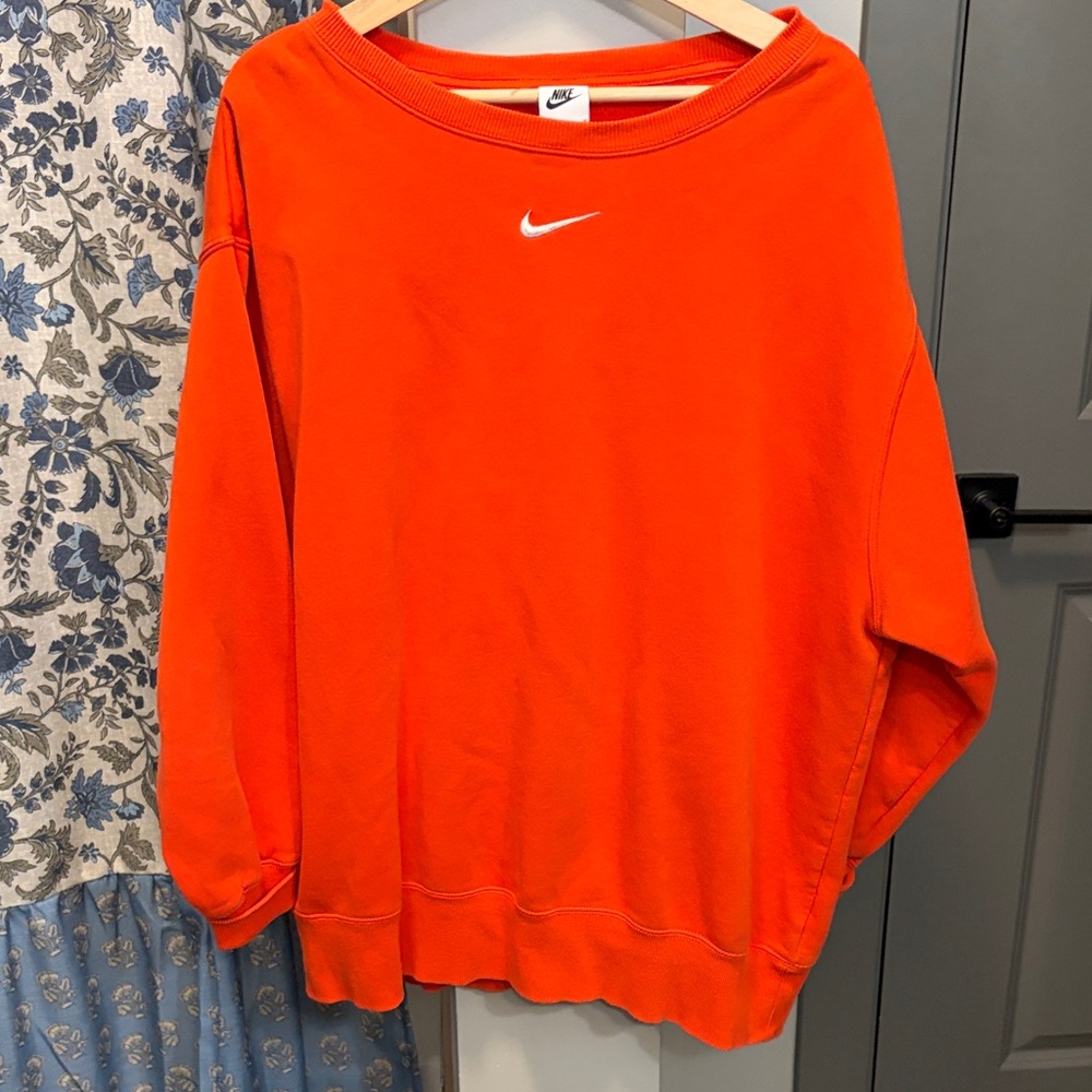 Nike Vibrant Orange Crewneck